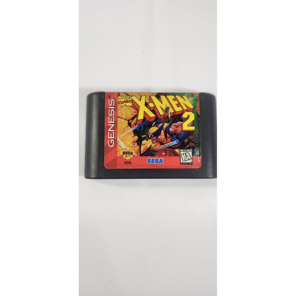 X-Men 2 Clone Wars Sega Genesis Marvel 1995 Cartridge Only 1550 Headgames